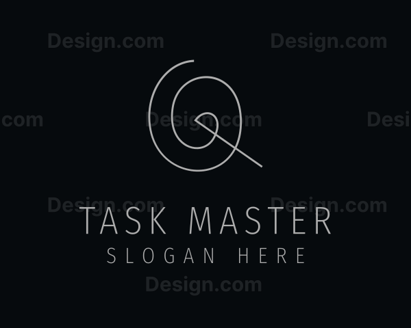 Fashion Designer Tailoring Style Logo