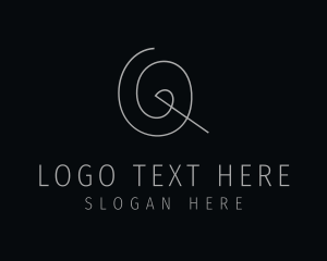 Fashion Designer Tailoring Style Logo