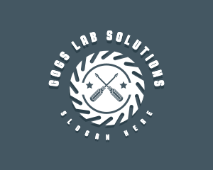 Industrial Screwdriver Repair logo design