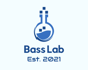 Digital Pixel Laboratory  logo design