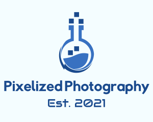 Digital Pixel Laboratory  logo design