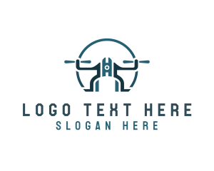 Quadcopter Drone Tech logo