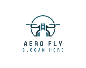 Quadcopter Drone Tech logo