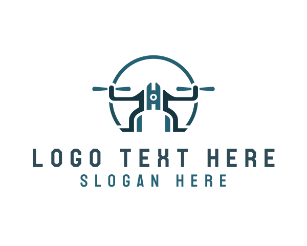 Quadcopter Drone Tech logo