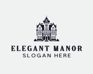 Manor Mansion House logo design