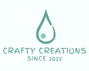 Droplet Water Paint  logo design