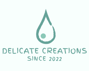 Droplet Water Paint  logo design