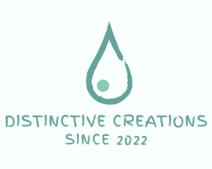 Droplet Water Paint  logo design