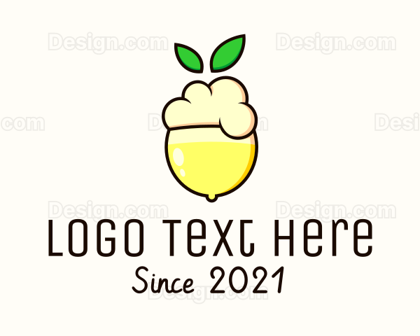 Lemon Fruit Shake Logo