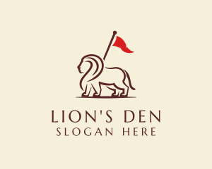 Royal Lion Flag Bearer logo