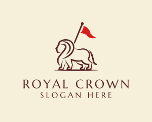 Royal Lion Flag Bearer logo