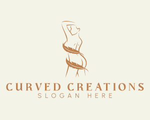 Erotic Nude Woman logo design