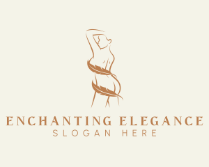 Erotic Nude Woman logo design