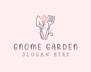 Flower Garden Planting logo design