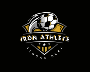 Soccer League Football logo design