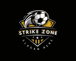 Soccer League Football logo design