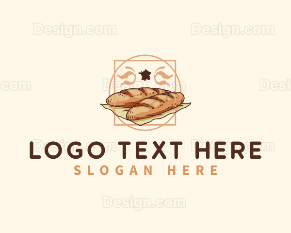 France Bread Baguette Logo