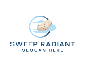 Sponge Wipe Cleaning logo design