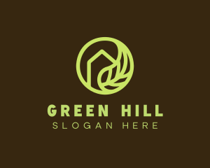 Green Leaf Home logo design