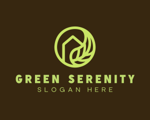 Green Leaf Home logo design