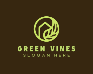 Green Leaf Home logo design