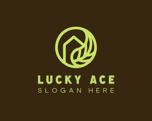 Green Leaf Home logo design