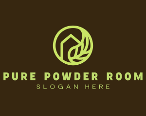 Green Leaf Home logo design