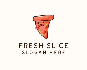 Rabbit Pizza Slice logo design