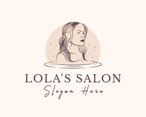 Woman Beauty Salon logo design