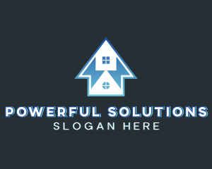 Home Energy Power logo design