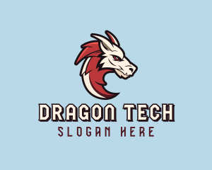 Dragon Mythical Gaming logo design