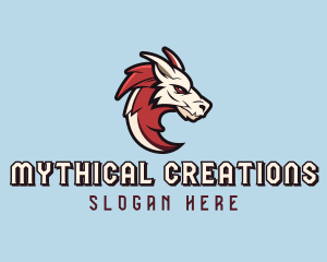 Dragon Mythical Gaming logo design