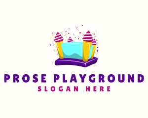 Inflatable Playground Castle  logo design