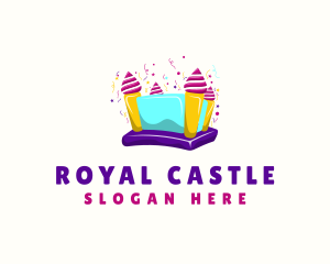 Inflatable Playground Castle  logo design