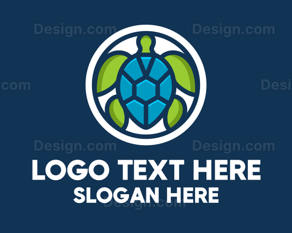 Sea Turtle Jewel Logo