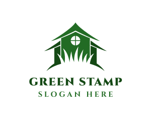 Green House Backyard logo design