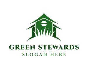 Green House Backyard logo design