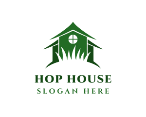 Green House Backyard logo design