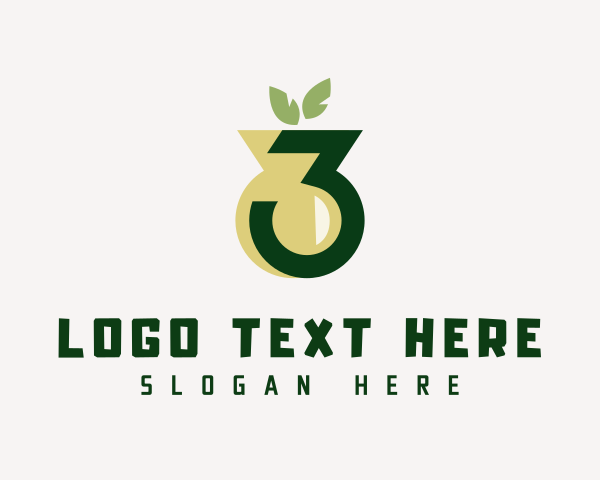 Number 3 Plant Vase logo