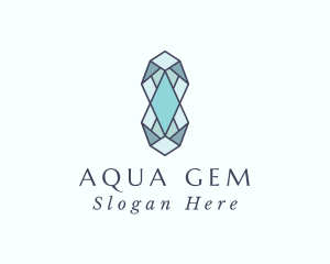 Diamond Crystal Gem logo design