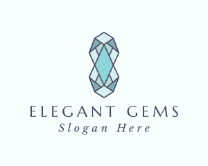 Diamond Crystal Gem logo design