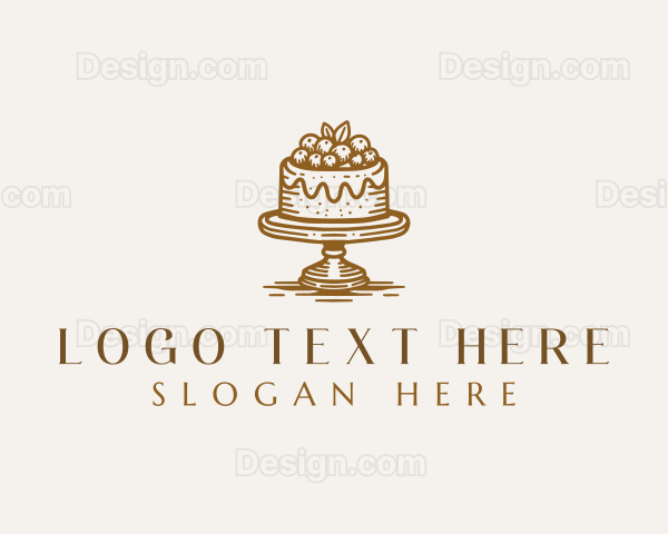 Sweet Wedding Cake Logo