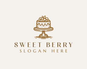 Sweet Wedding Cake logo design