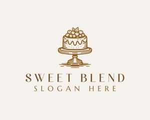 Sweet Wedding Cake logo design