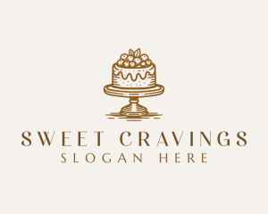 Sweet Wedding Cake logo design