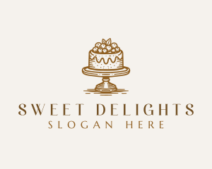 Sweet Wedding Cake logo design