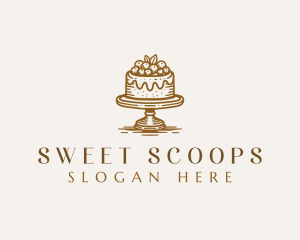 Sweet Wedding Cake logo design