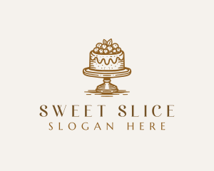 Sweet Wedding Cake logo design