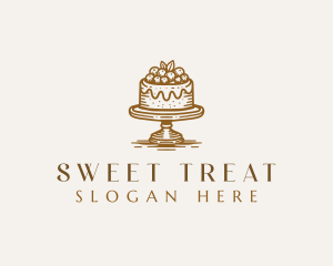 Sweet Wedding Cake logo design