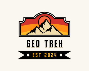 Mountain Peak Hiker logo design